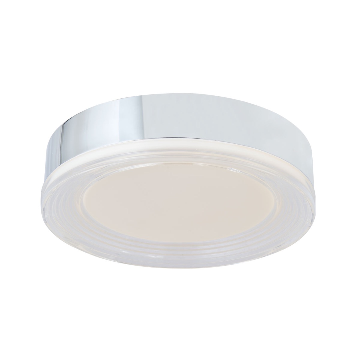 3CCT 12" Ribbed Acrylic Low Profile Flushmount - Image 3